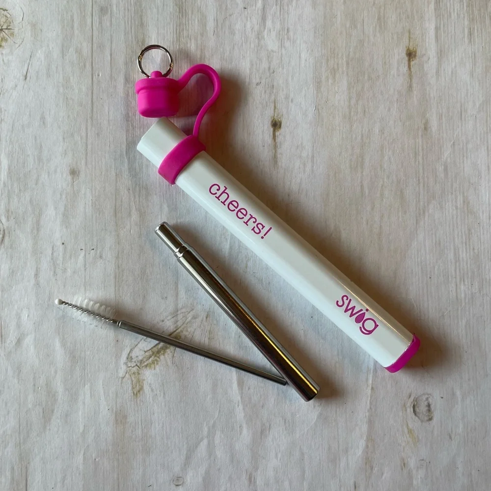 Swig Royal Telescope Stainless Steel Straw Set